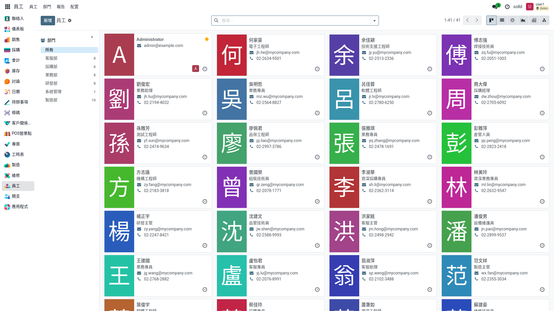 員工管理